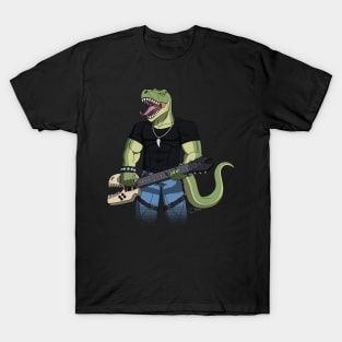 DINOMETAL - TYRANNOSAURUS (No Background) T-Shirt